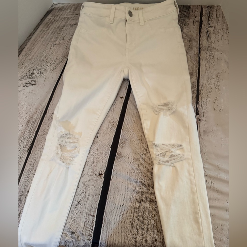 American Eagle Outfitters Women's White Jeans